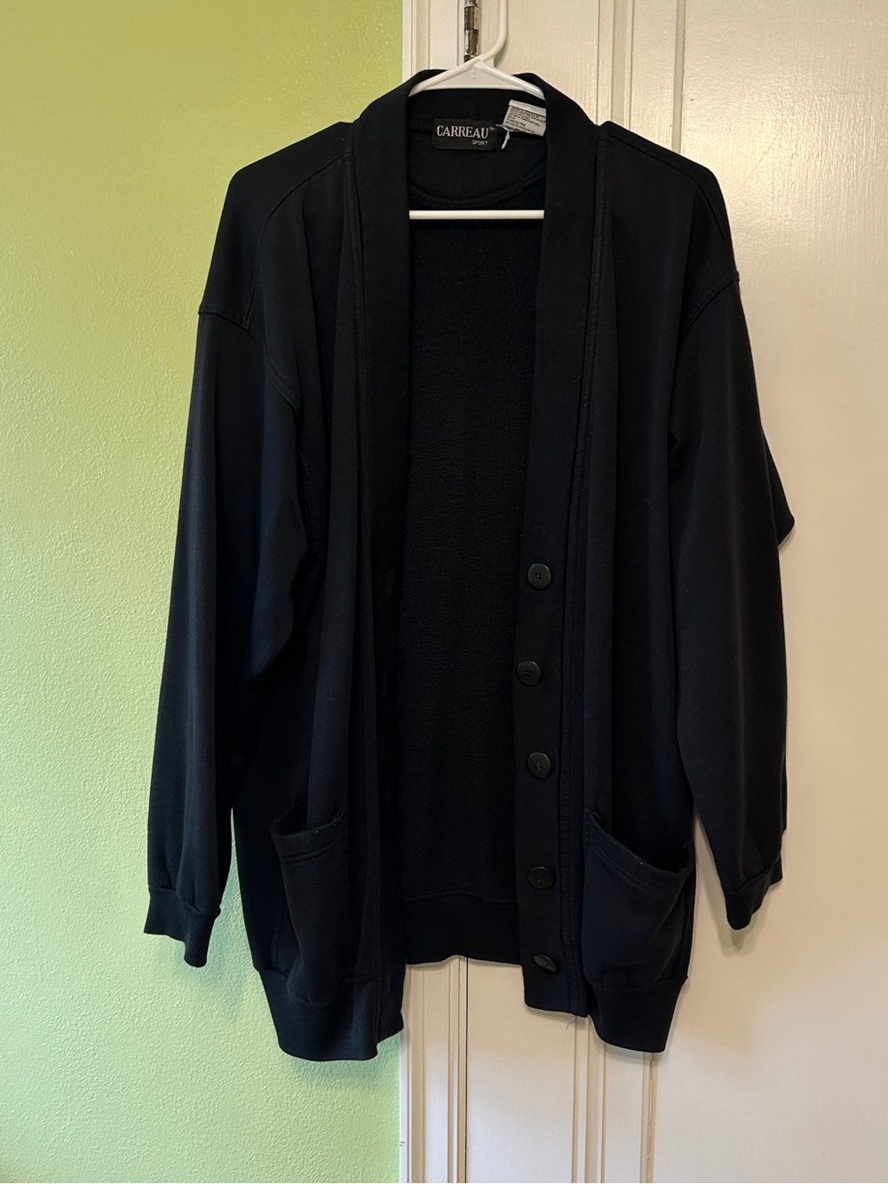 Vintage Dark Green Cardigan Sweater